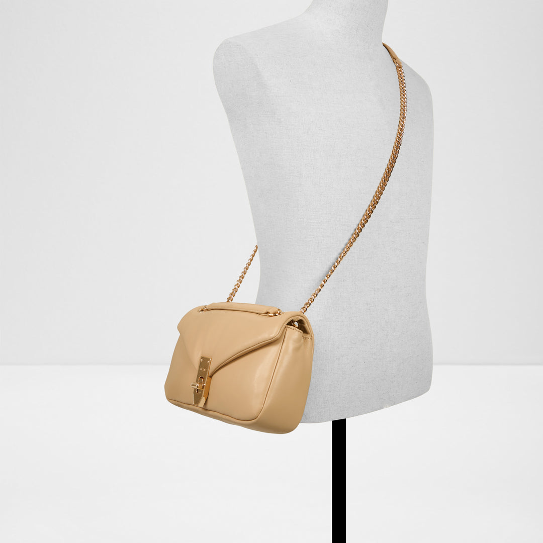 Mala de tiracolo em bege - OLYVIA