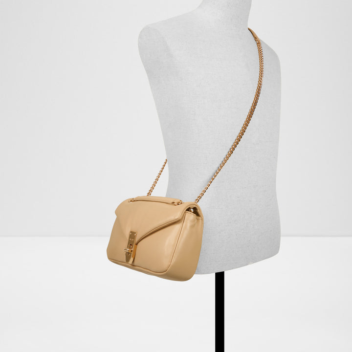 Mala de tiracolo em bege - OLYVIA