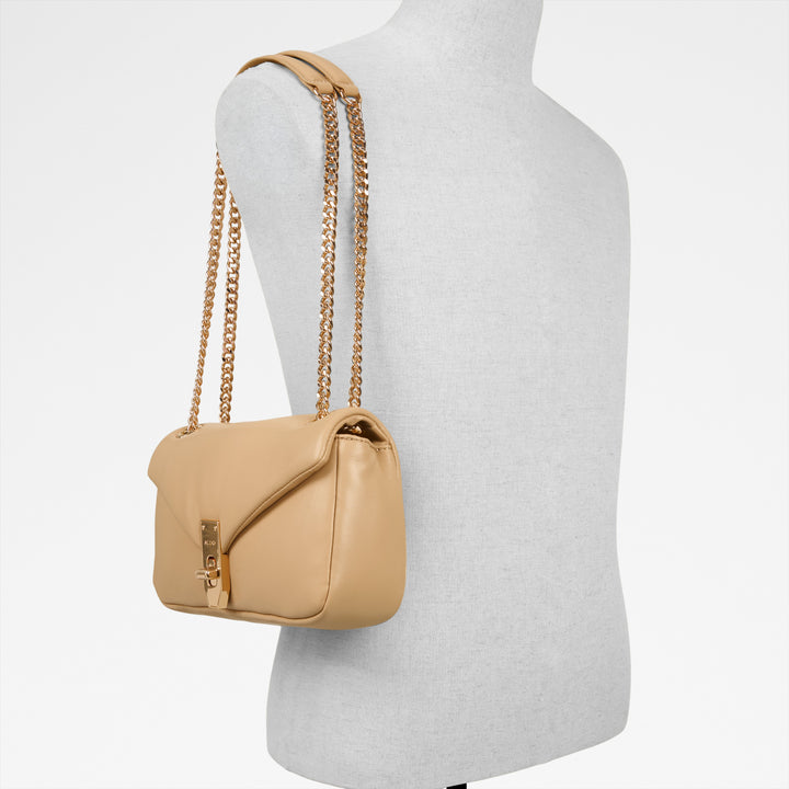 Mala de tiracolo em bege - OLYVIA