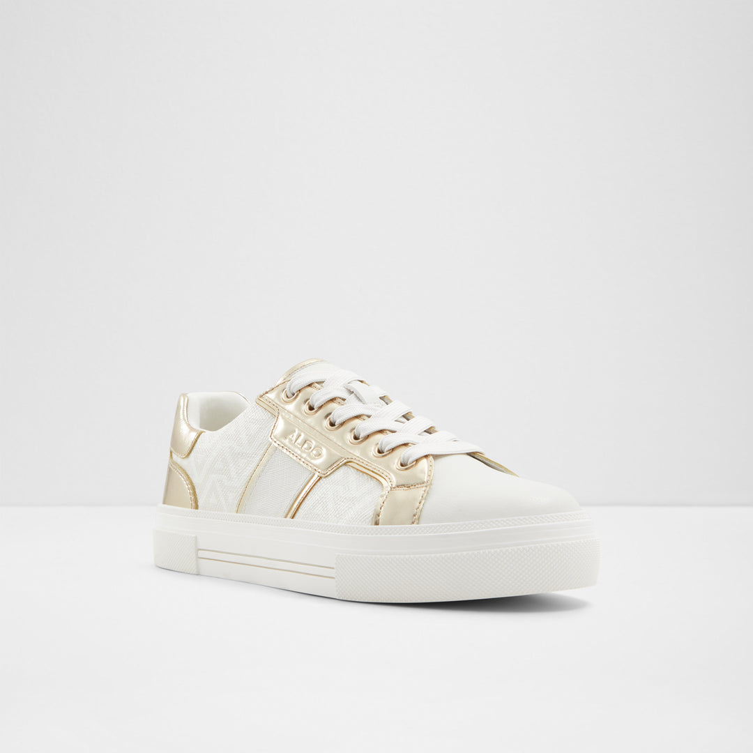 Sapatilhas rasas em branco - ONIRASEAN