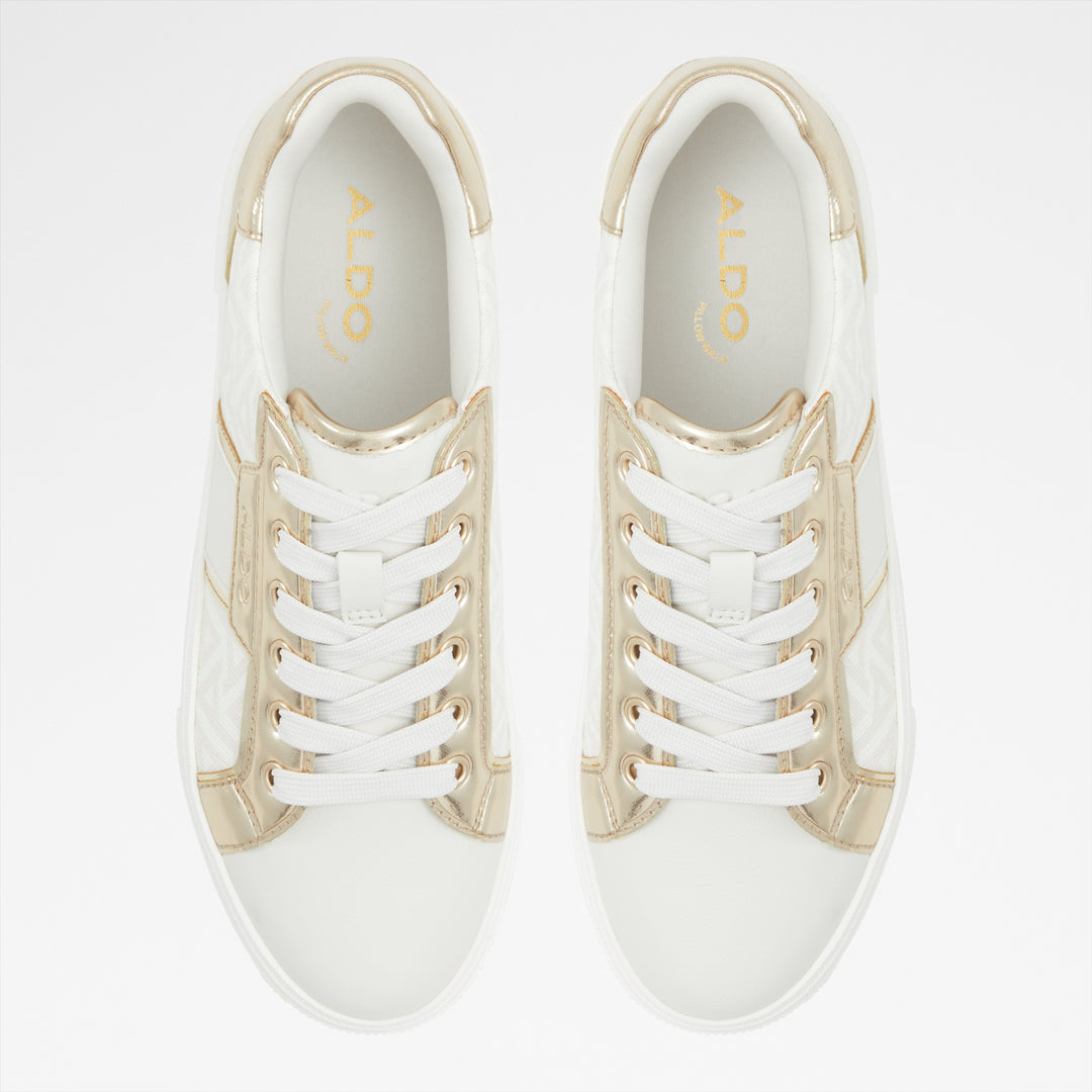 Sapatilhas rasas em branco - ONIRASEAN