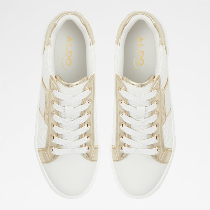 Sapatilhas rasas em branco - ONIRASEAN