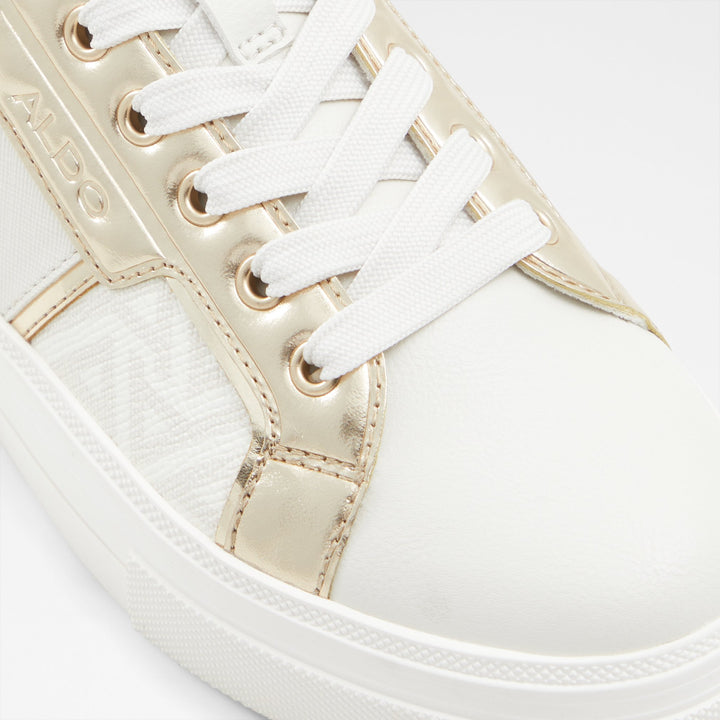 Sapatilhas rasas em branco - ONIRASEAN