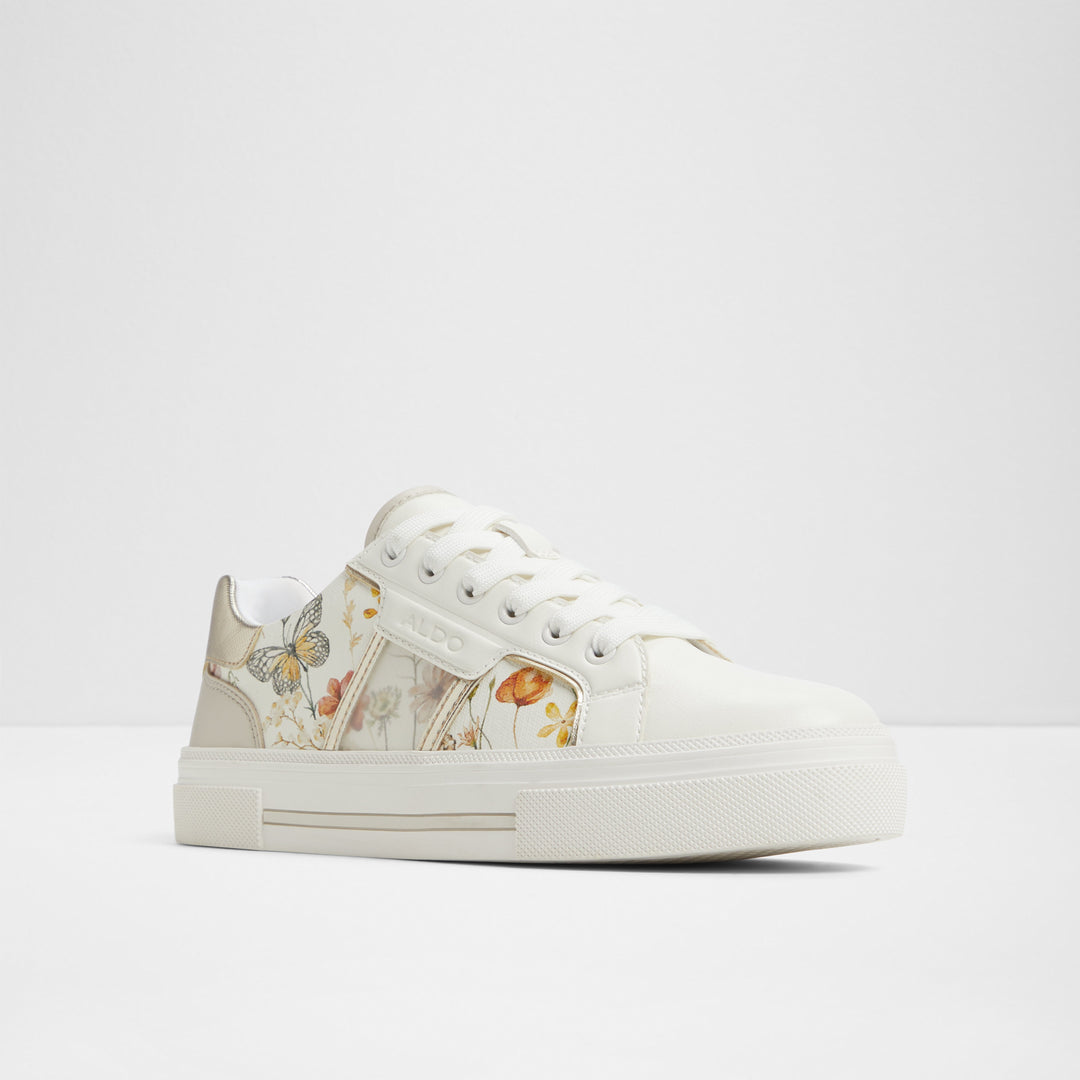 Sapatilhas rasas em branco - ONIRASEEN