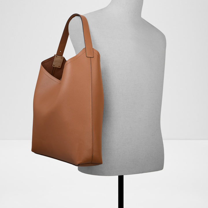 Mala de ombro em cognac - PAEJAR