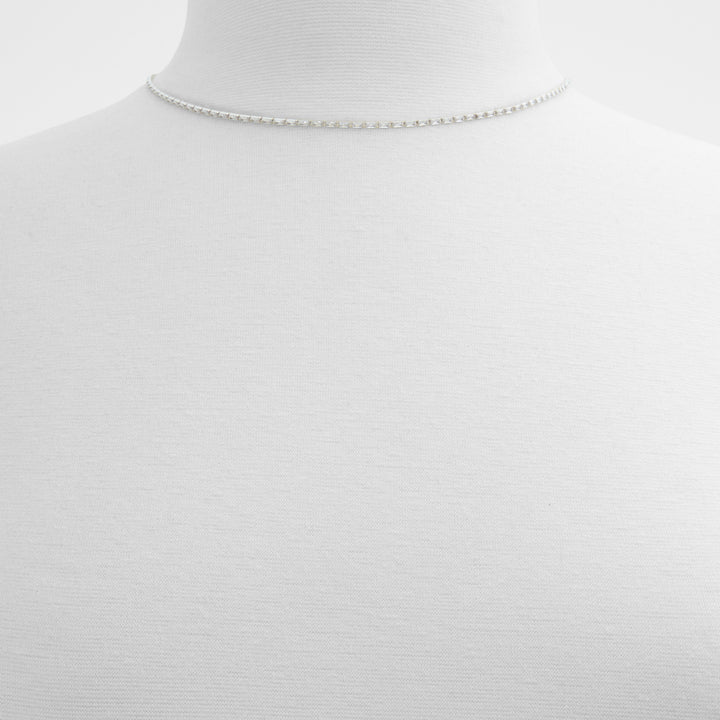 Colar em prateado - POMATHA