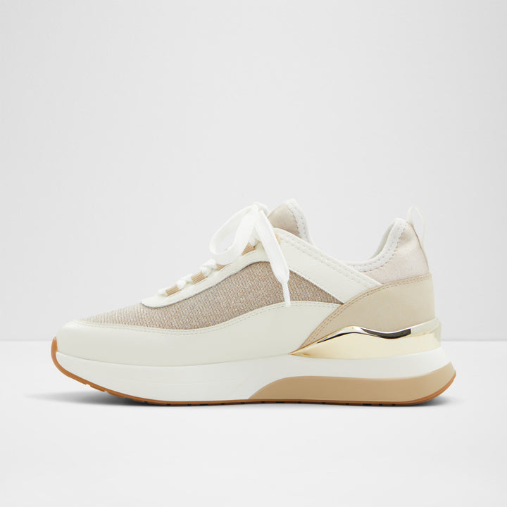 Sapatilhas rasas em branco - QUILTYN