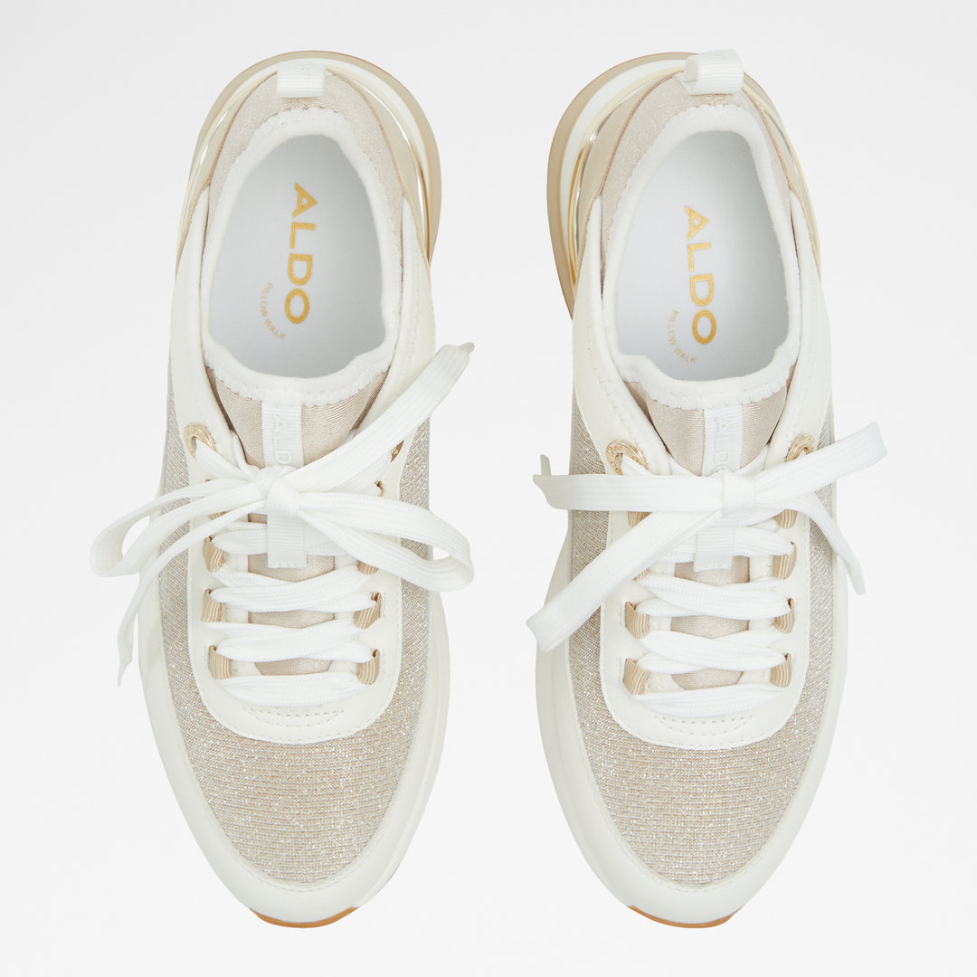 Sapatilhas rasas em branco - QUILTYN