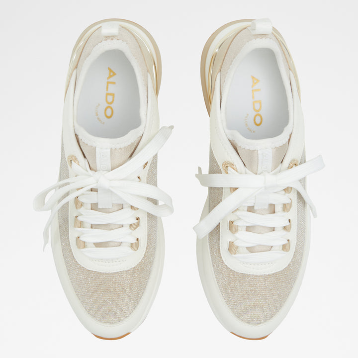 Sapatilhas rasas em branco - QUILTYN