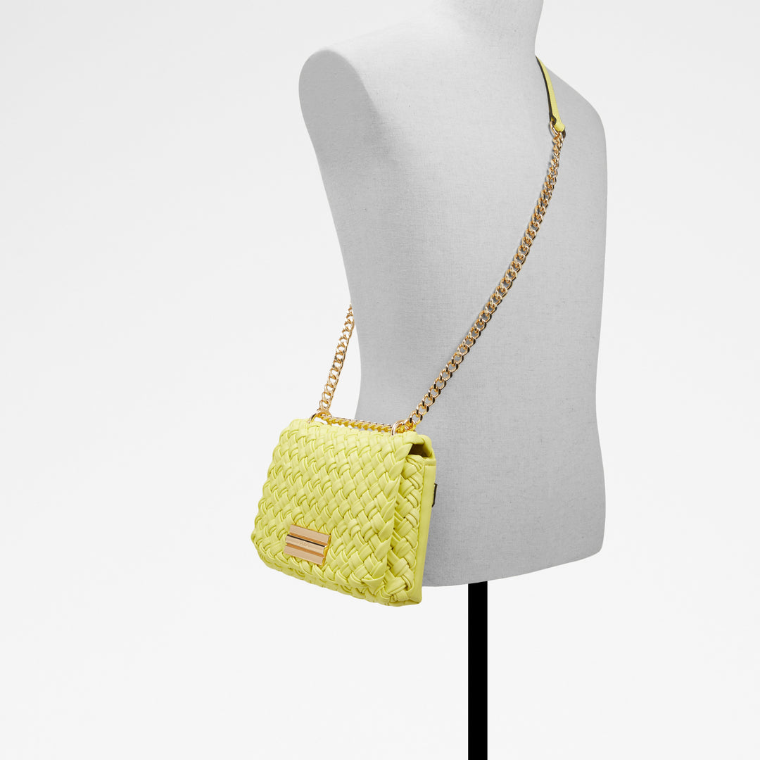 Mala de tiracolo em amarelo - RATTANI