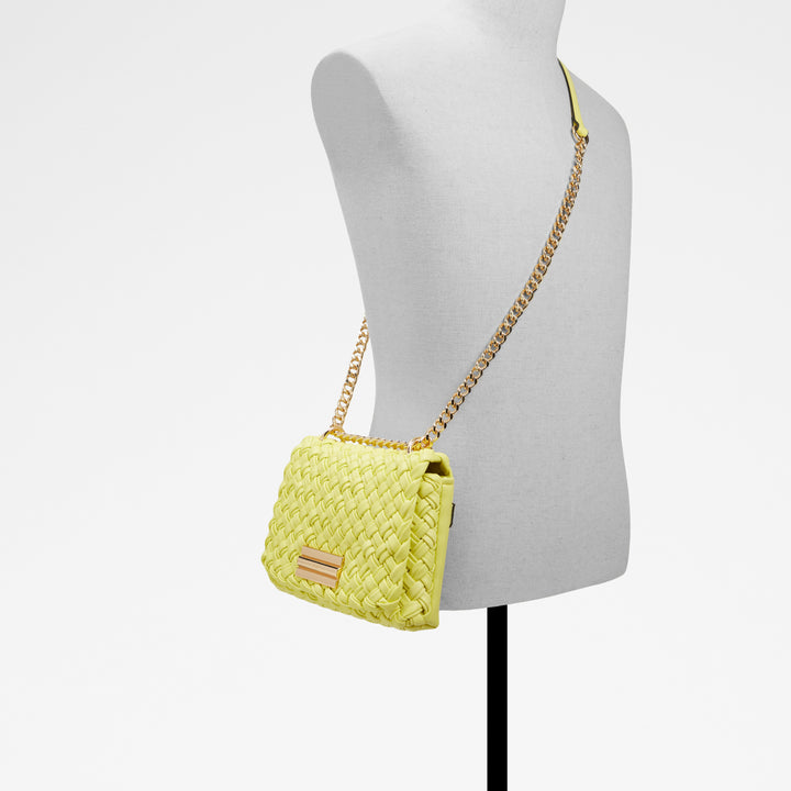 Mala de tiracolo em amarelo - RATTANI