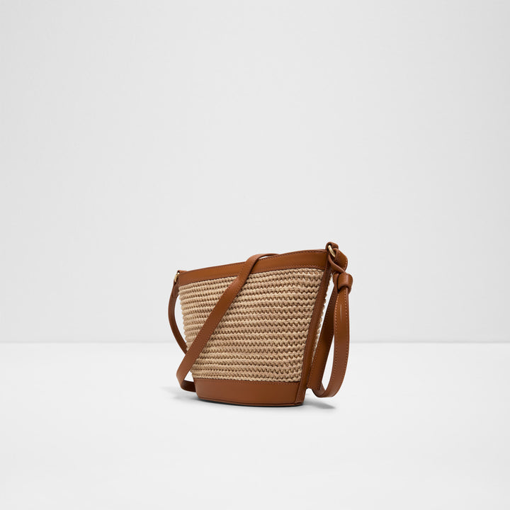 Mala de tiracolo em cognac - RIALTON