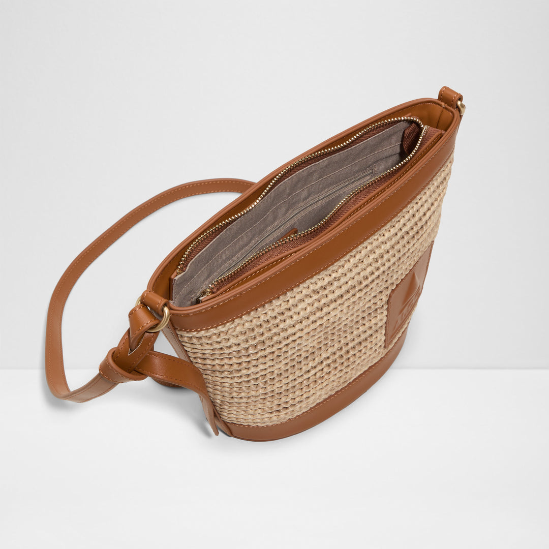 Mala de tiracolo em cognac - RIALTON