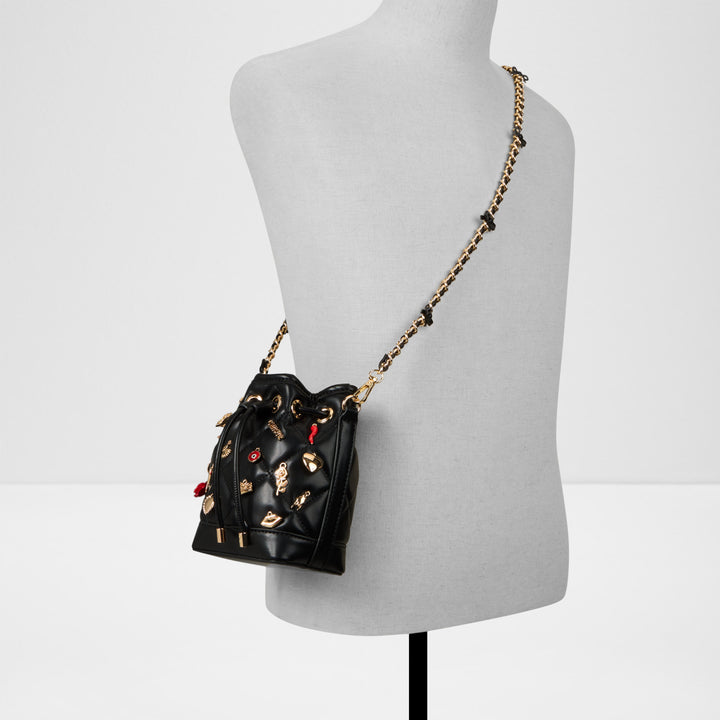 Mala de tiracolo em preto - ROMALOVE