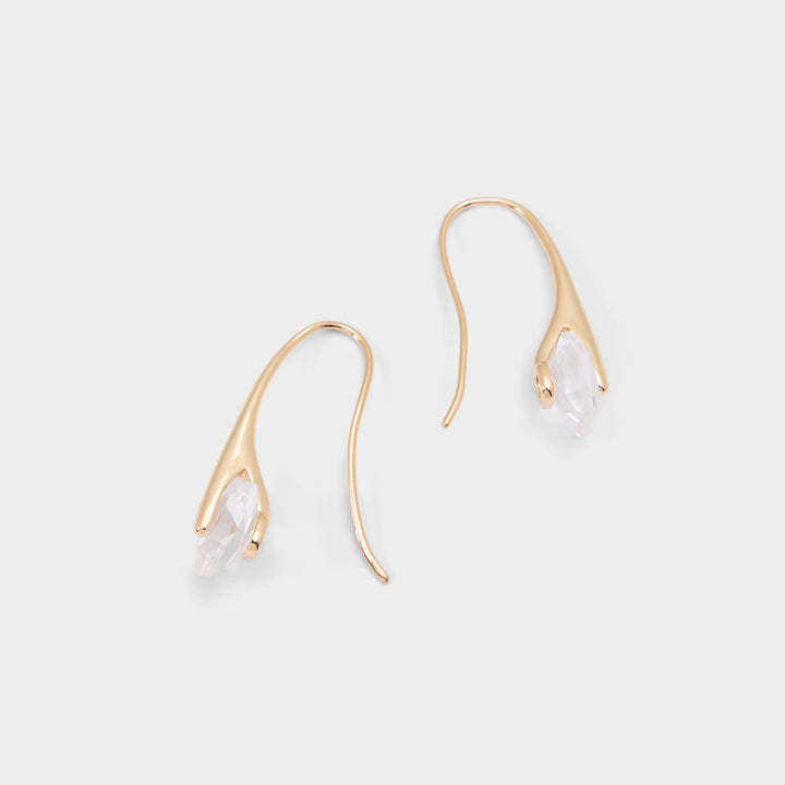 Brincos longos em dourado - ROOMIE