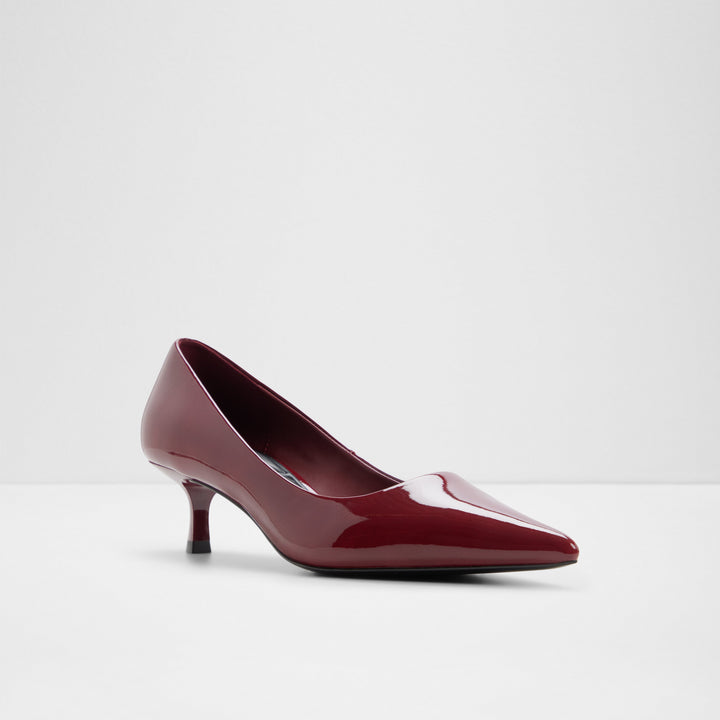 Sapatos em verniz vermelho, salto fino - RUPARI