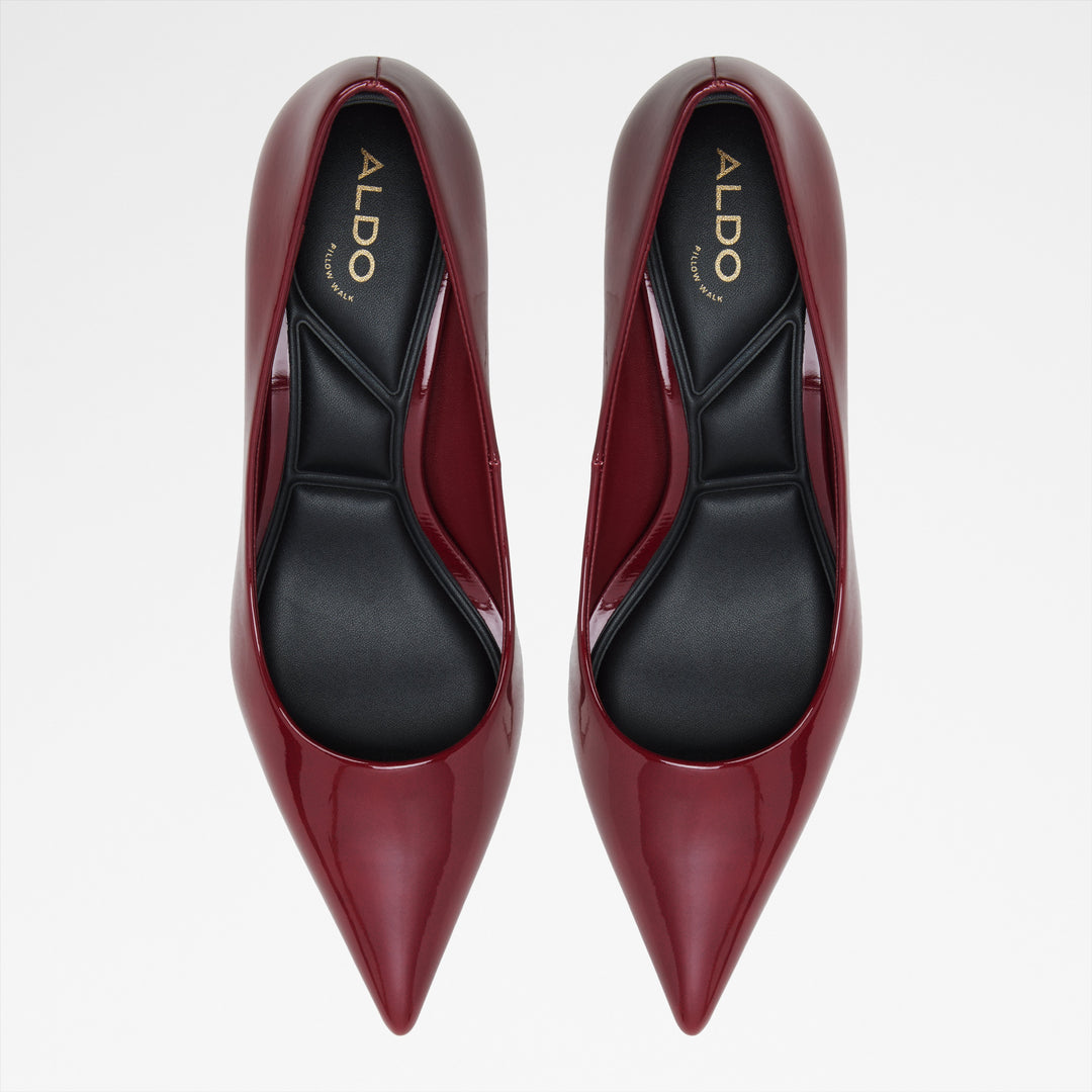 Sapatos em verniz vermelho, salto fino - RUPARI