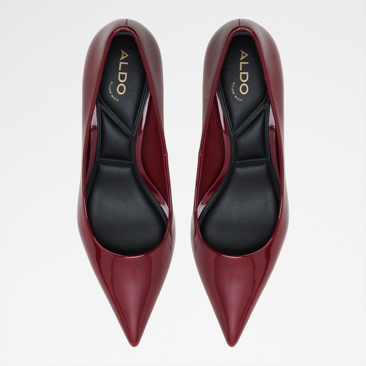 Sapatos em verniz vermelho, salto fino - RUPARI
