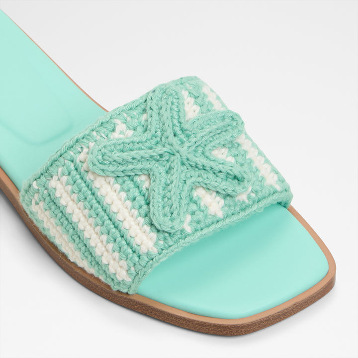 Sandálias rasas em verde - SABBIA