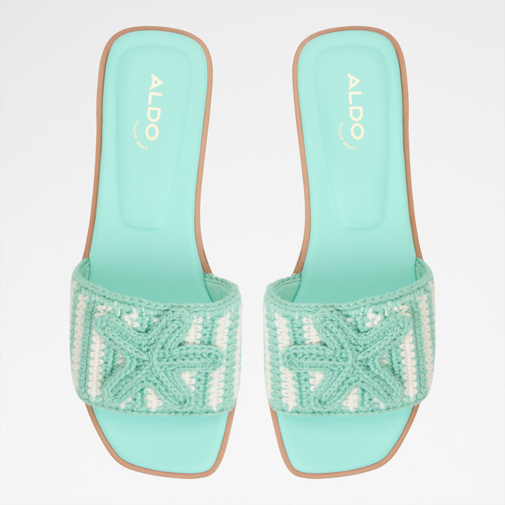 Sandálias rasas em verde - SABBIA