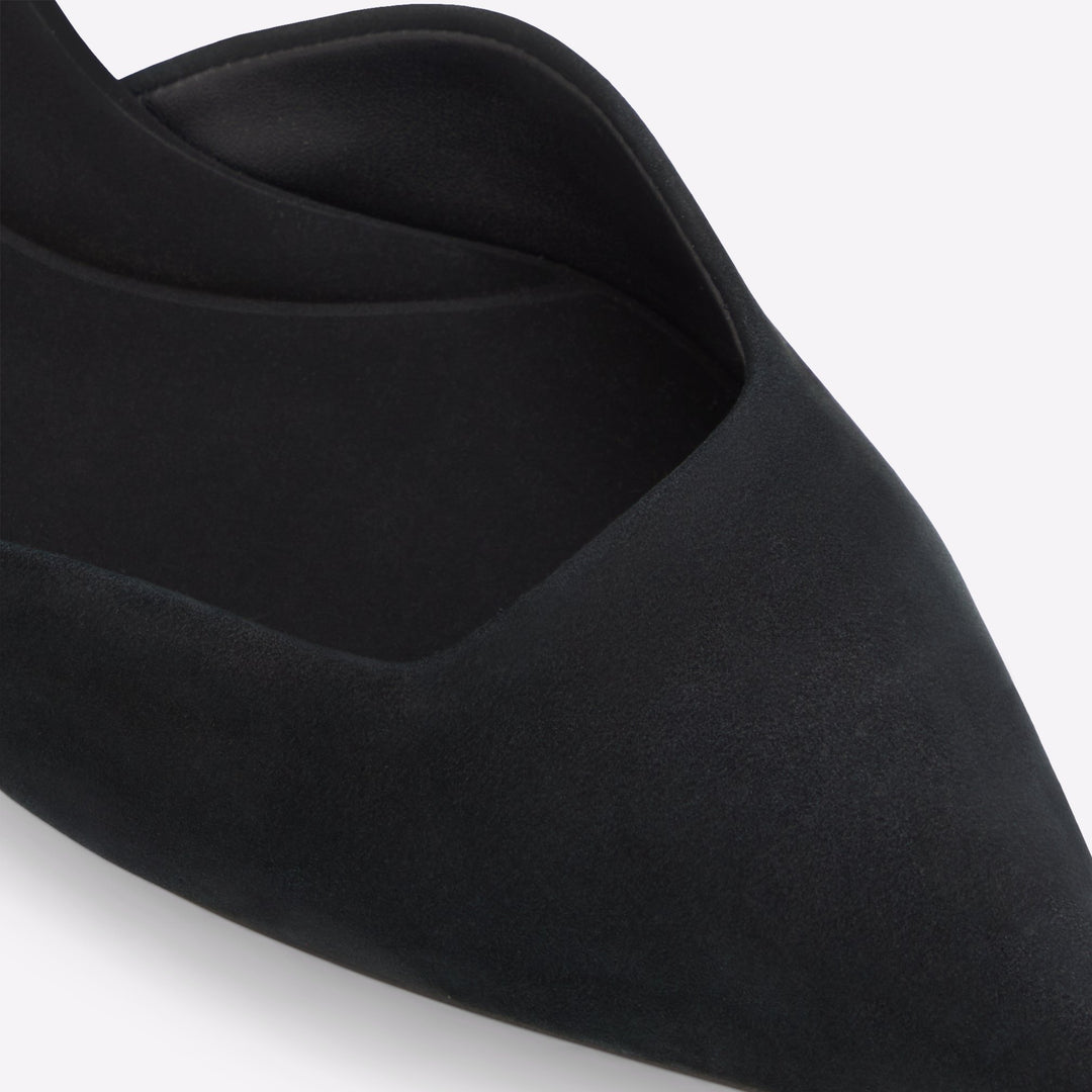 Sapatos em pele preto, salto em bloco - SABIYA