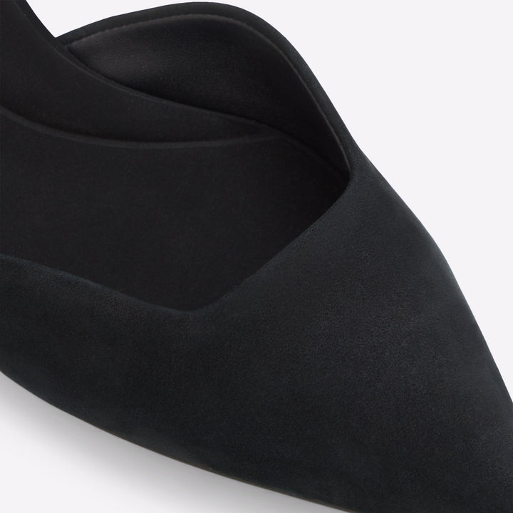 Sapatos em pele preto, salto em bloco - SABIYA