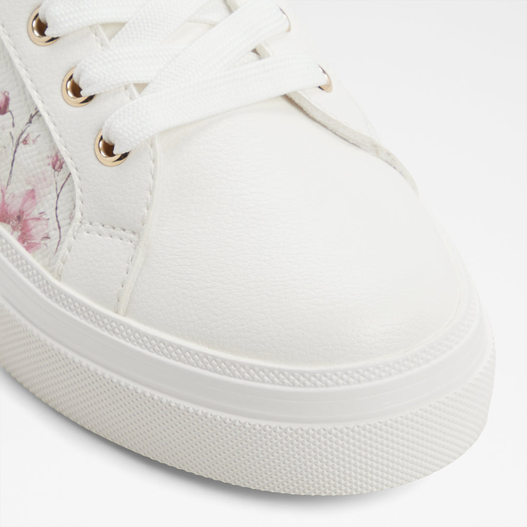 Sapatilhas rasas em branco - SADDIE