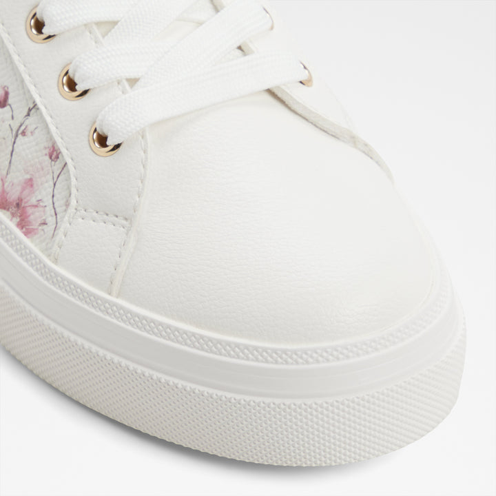 Sapatilhas rasas em branco - SADDIE