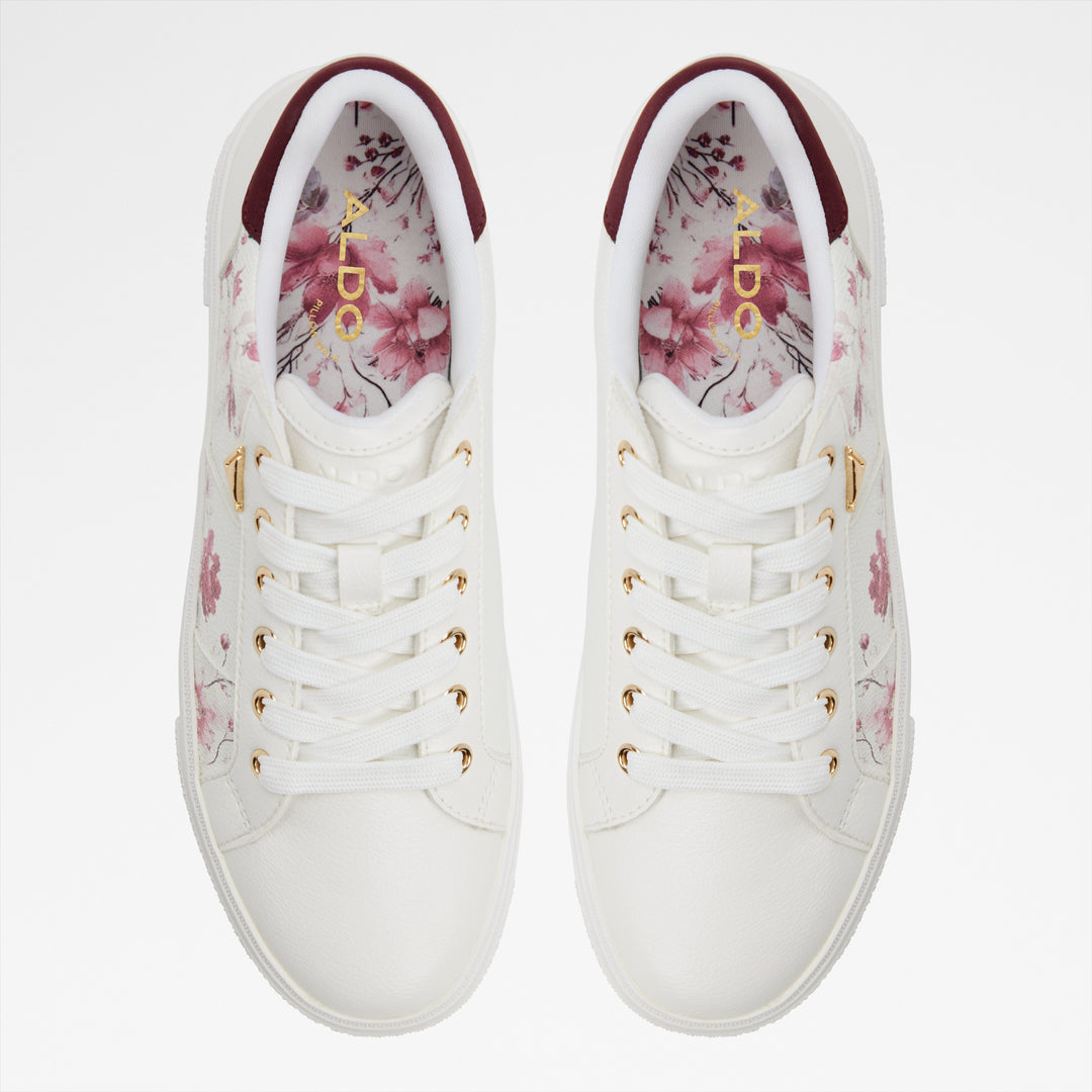 Sapatilhas rasas em branco - SADDIE