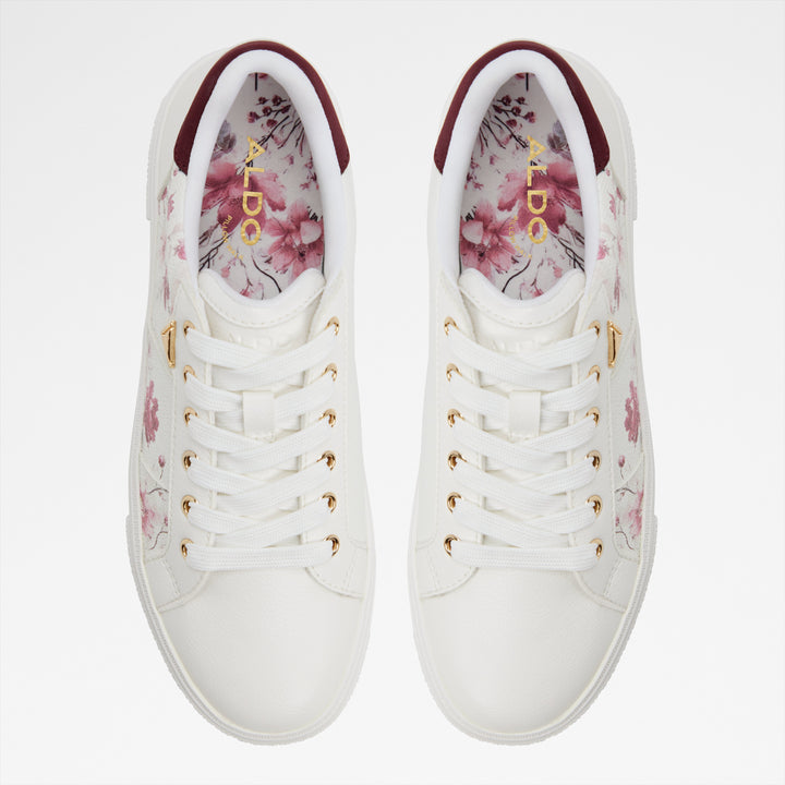 Sapatilhas rasas em branco - SADDIE