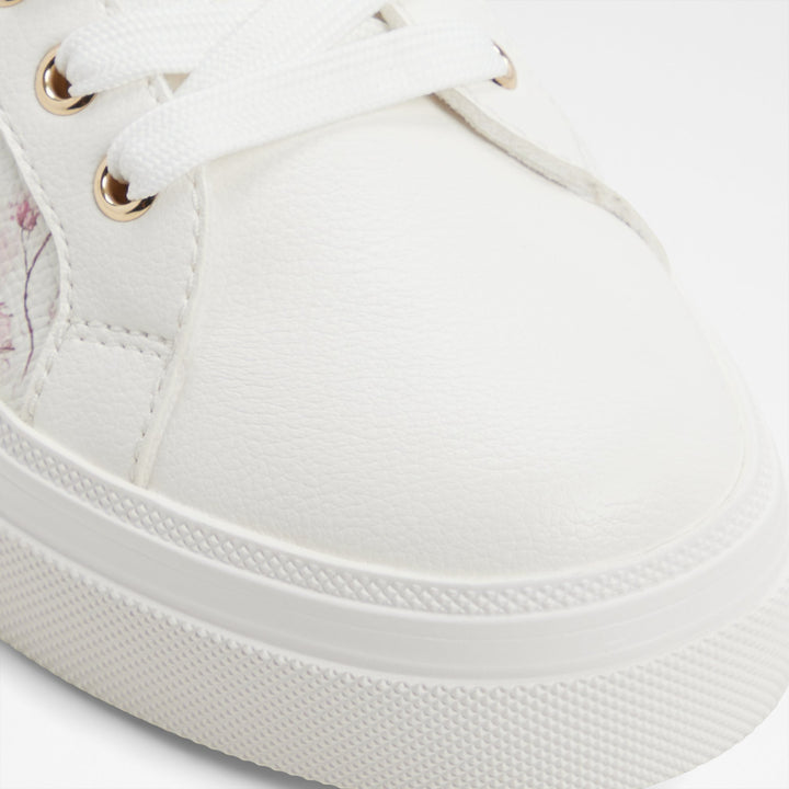 Sapatilhas rasas em branco - SADDIE