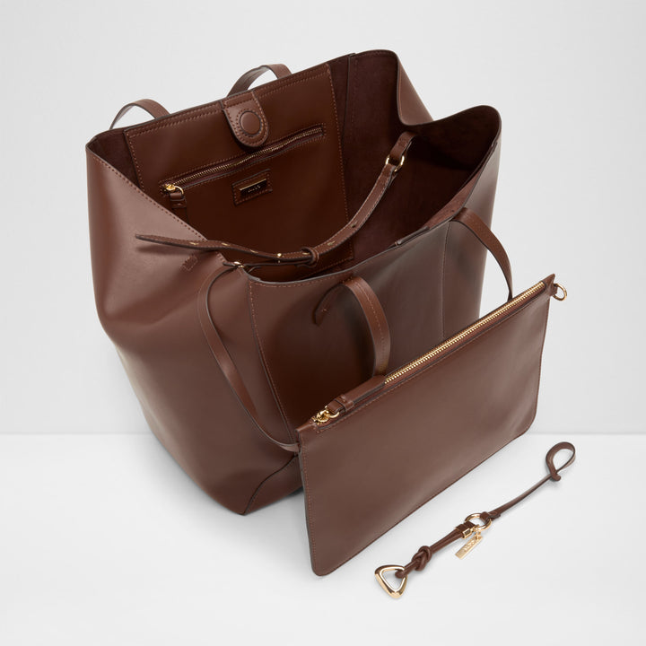 Mala de ombro em castanho - SALUBRIS