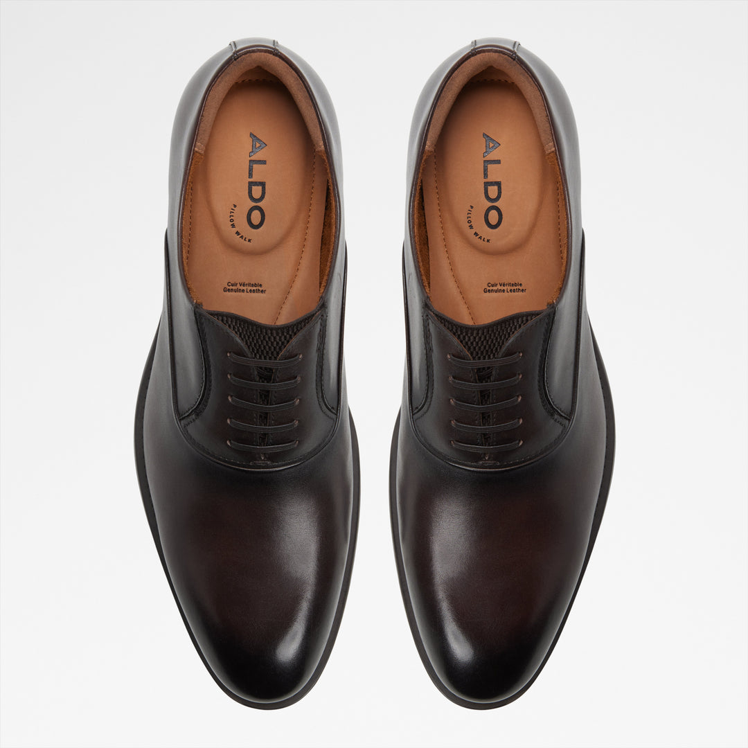 Sapatos clássicos em pele castanho - SANTINO