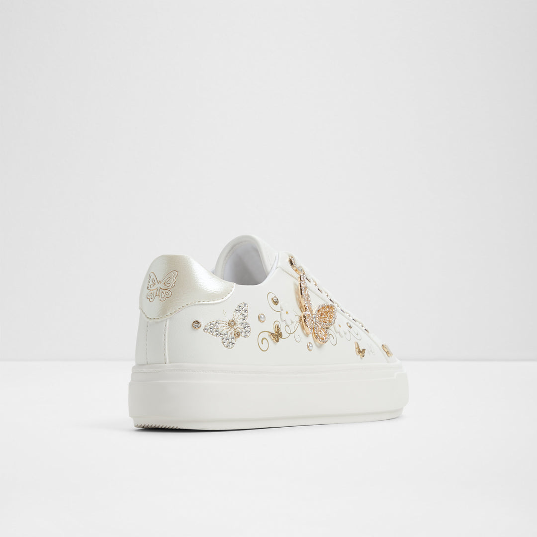 Sapatilhas rasas em branco - SAXONY