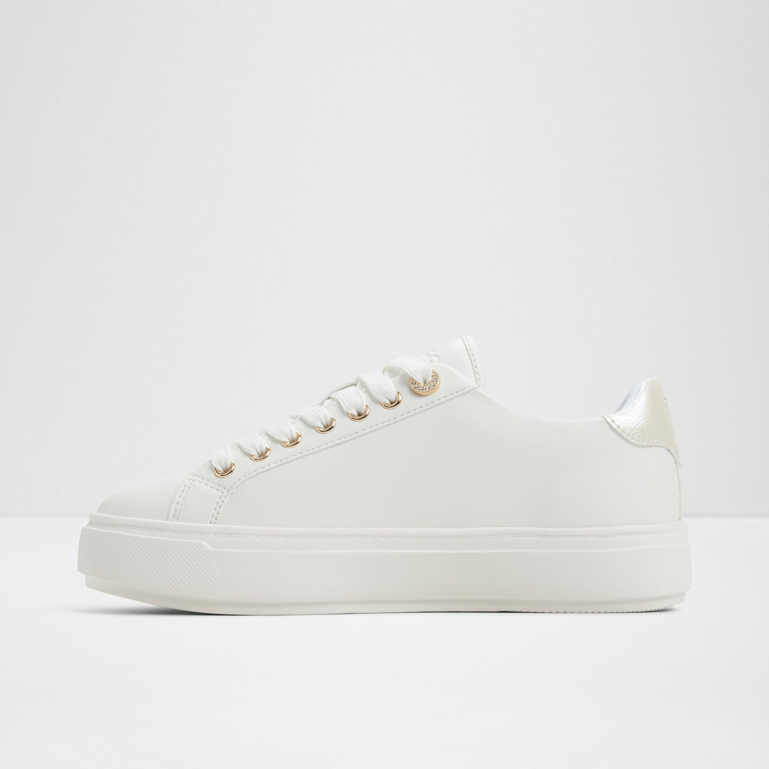 Sapatilhas rasas em branco - SAXONY