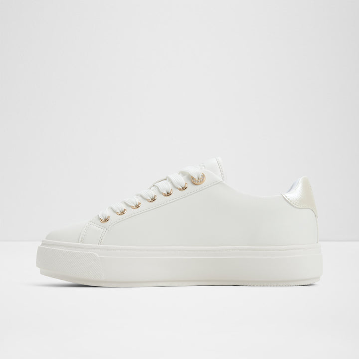 Sapatilhas rasas em branco - SAXONY