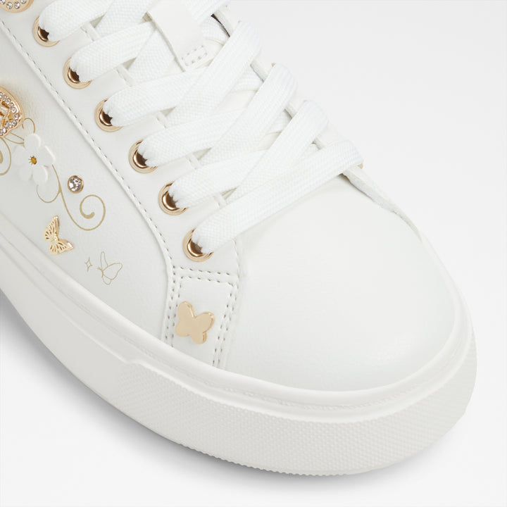 Sapatilhas rasas em branco - SAXONY