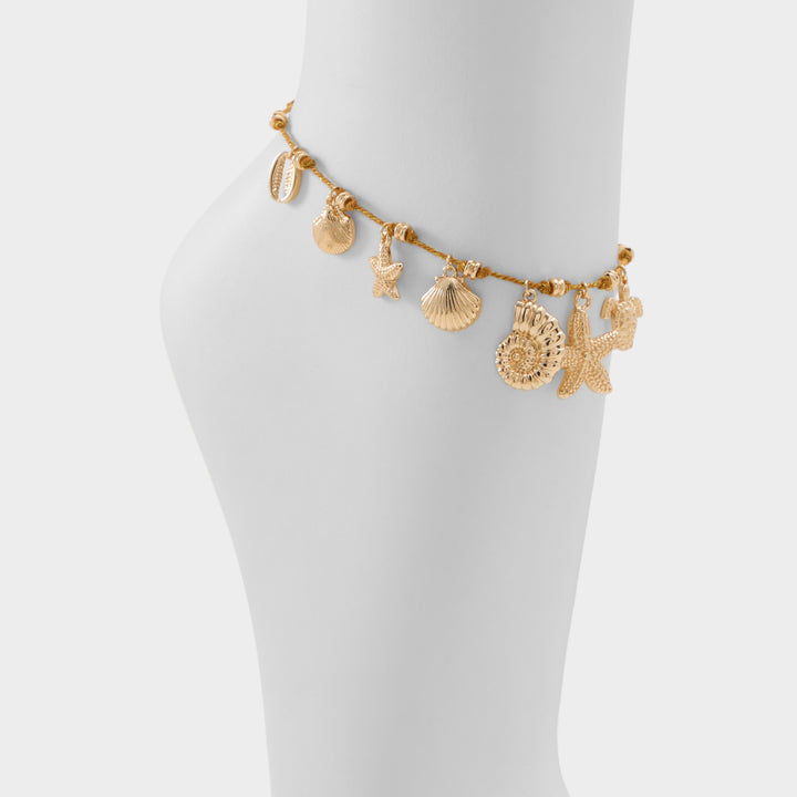 Pulseira de tornozelo em dourado - SIRENVIBE