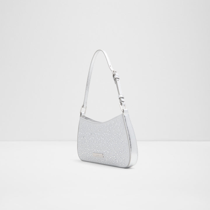 Mala de ombro em prateado - SIRINY