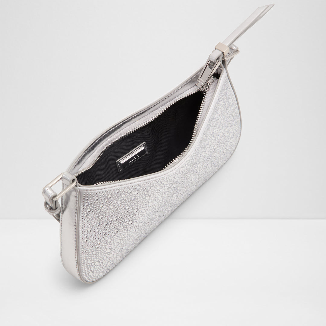 Mala de ombro em prateado - SIRINY