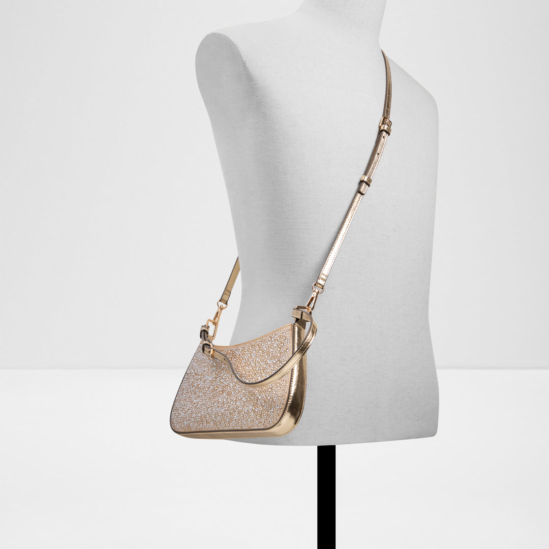 Mala de ombro em dourado - SIRINY