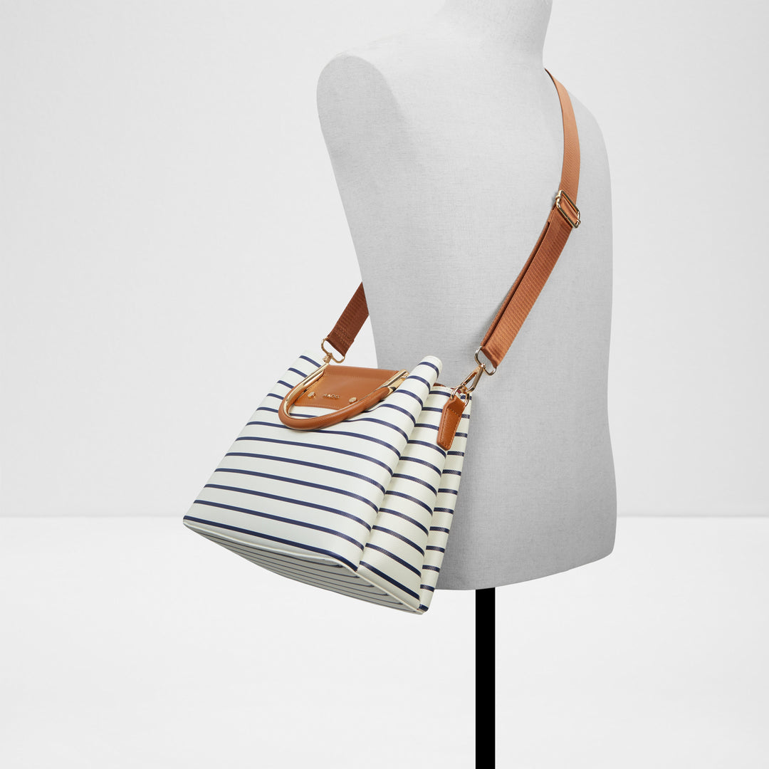 Mala de Mão ALDO às Riscas com Alça de Ombro