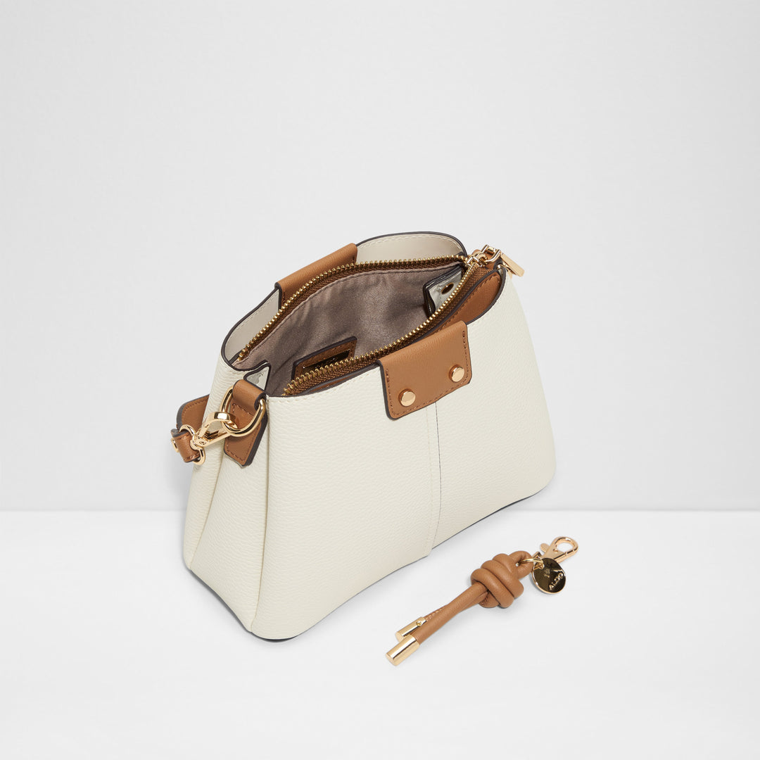 Mala de ombro em branco cru - SLOANIE