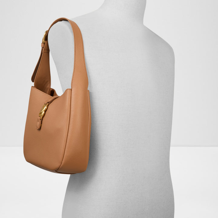 Mala de ombro em cognac - SOFIETTA