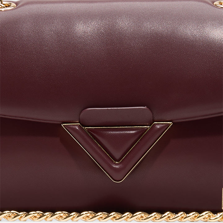 Mala de tiracolo em bordô - SOFTPUFF