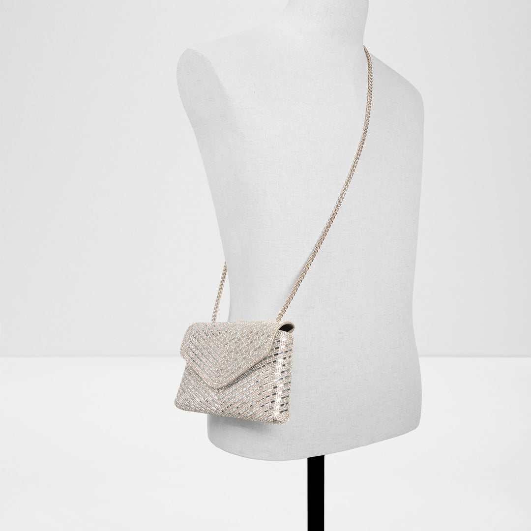 Mala de tiracolo em prateado - SPARKLEBAG