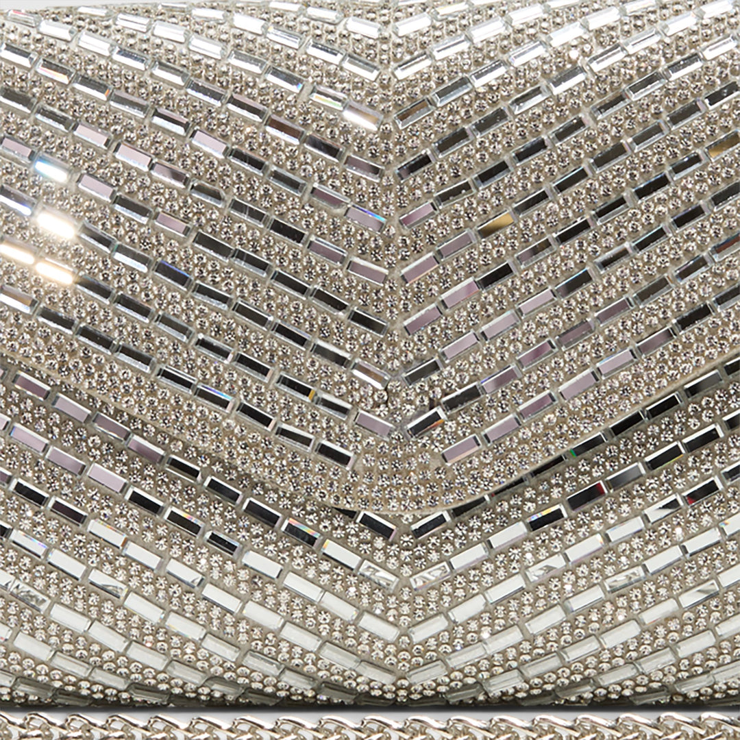 Mala de tiracolo em prateado - SPARKLEBAG