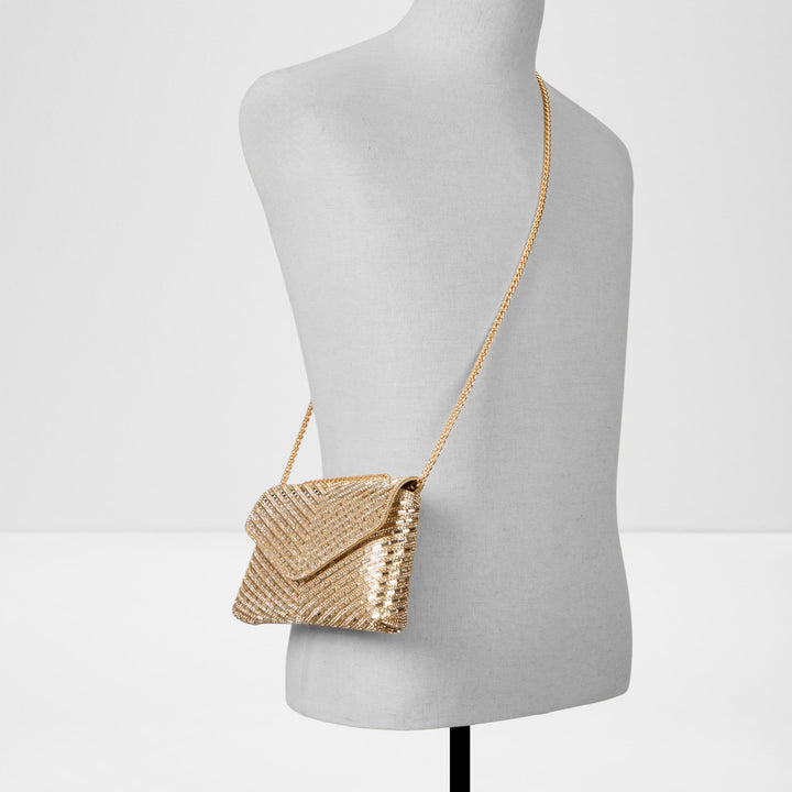 Mala de tiracolo em dourado - SPARKLEBAG