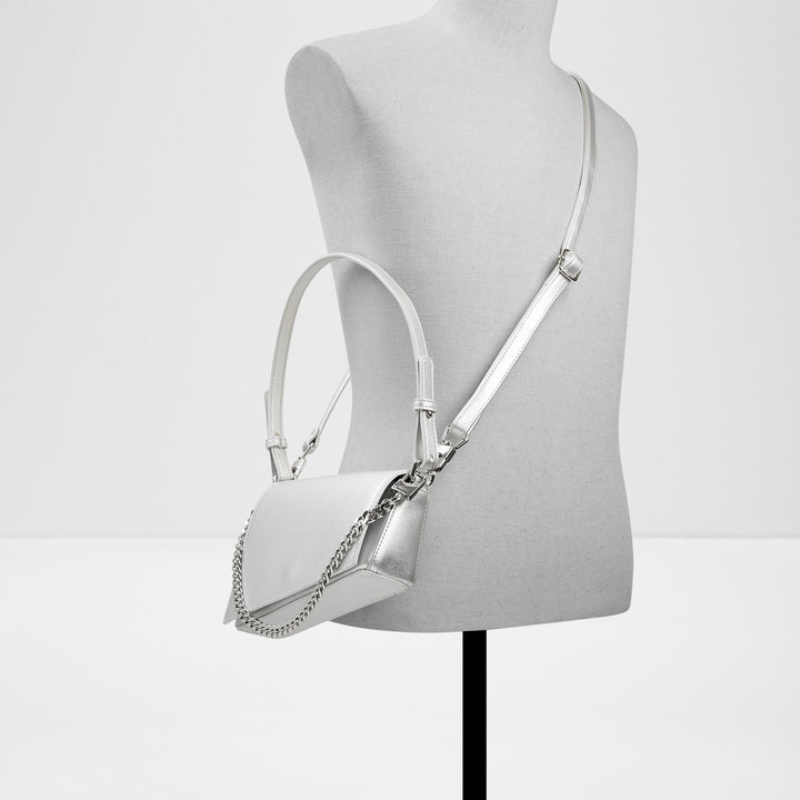 Mala de ombro em prateado - STASSIAE