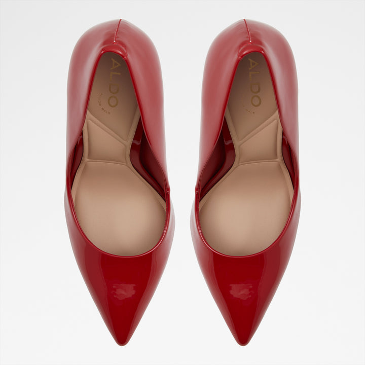 Sapatos em verniz vermelho, salto fino - STESSY2.0